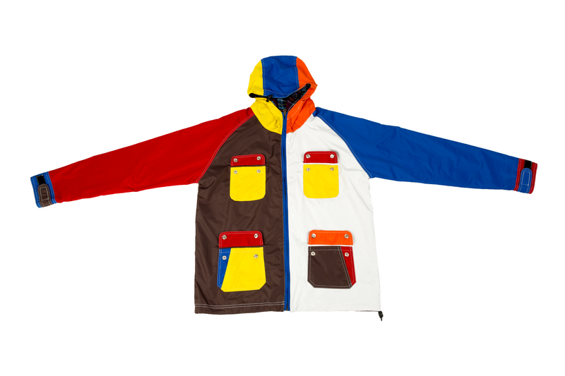 Multi Color Blocker Jacket (2 in 1)